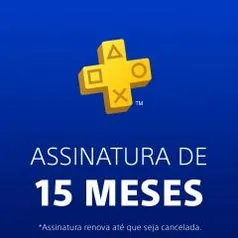 PS Plus: Associação de 15 Meses - R$130