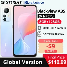 Smartphone Blackview A85 8gb/128gb Azul