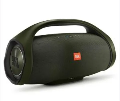 Caixa de Som Portátil JBL Boombox Bluetooth à Prova d’água - Verde - R$ 1484