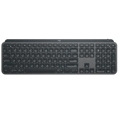 Teclado Sem Fio Logitech MX Keys, Bluetooth, Tecnologia Flow, US, Cinza - Logitech