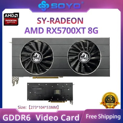 Placa de vídeo Soyo RX5700XT 8GB