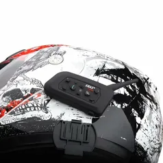 Fone de ouvido Bluetooth para capacete de moto EJEAS V6 Pro