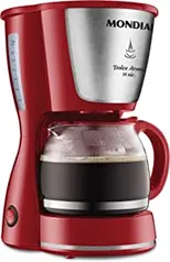 Cafeteira Elétrica Mondial, Dolce Arome Inox, 110V, Vermelho, 550W - C-35 18X