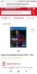 Game Pro Evolution Soccer 2019 - PS4 R$59