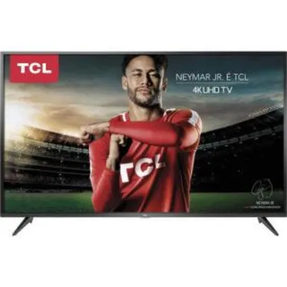 [CC Sub] Smart TV LED 65" TCL P65US Ultra HD 4K HDR R$ 2799