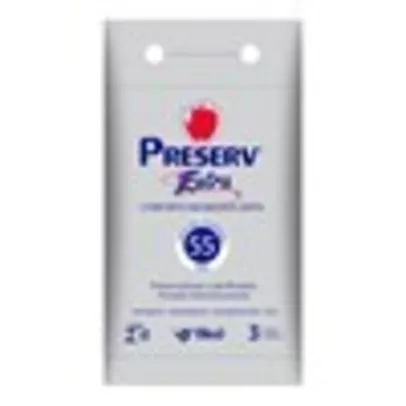 PRESERVATIVO PRESERV EXTRA 3 UNIDADES 