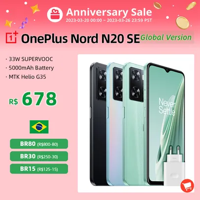 Smartphone OnePlus Nord N20 SE 4GB 64GB