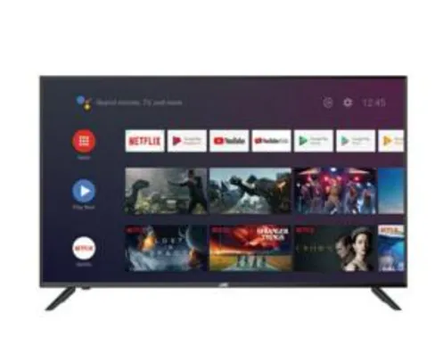 Smart TV LED 43" JVC LT-43MB508 ULTRA HD 4K Android Google Assistance R$ 1499