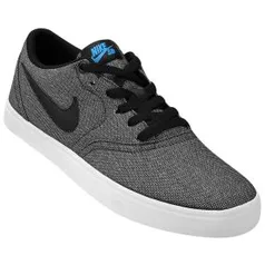 Tênis Nike Sb Check Solar Cnvs Masculino - Preto e Azul (nº 38 ao 44) - R$ 128