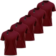 Kit 5 Camisetas Básicas Masculina Ultra Dry Academia Treino JRKT Sports