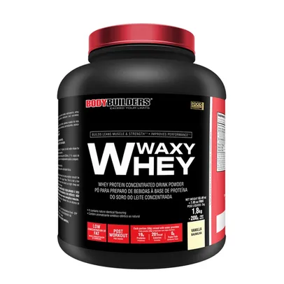 (APP) Whey Protein 2kg - Proteína Concentrada Waxy Whey Protein Baunilha - Bodybuilders