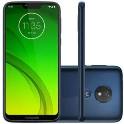 Smartphone Motorola Moto G7 Power XT1955, Android 9.0 32GB Câmera 12 MP Tela 6.2", Azul Navi | R$899