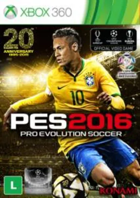 [Saraiva] PES 2016 - Pro Evolution Soccer - X360 por R$ 95