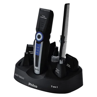 Aparador e Cortador de Pelos Philco Multi Groom 7 em 1