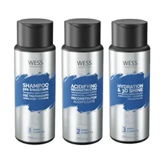 Wess Nano Selagem Kit 3 passos 250ml