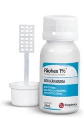 Riohex Líquido Antisséptico para Curativos Rioquímica 30mL - R$0,01