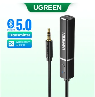 Ugreen - Transmissor de áudio Bluetooth 5.0 4.2 Dual Áudio com Mic 3.5mm