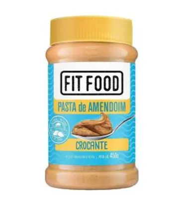 Pasta de Amendoim Crocante Fit Food 450g - R$11