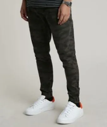 Calça jogger de sarja - 36 ao 48 [Frete grátis]