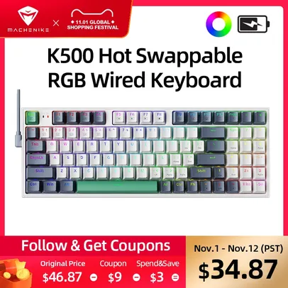 Key Mechanical Keyboard | Hot Swappable Keyboard | Gaming Keyboard Wired - Keyboar