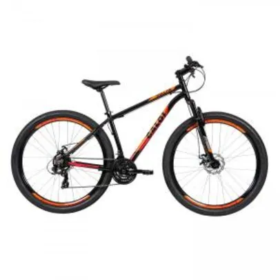 Bicicleta Caloi Vulcan - Aro 29 - Freio a Disco Mecânico - Câmbio Traseiro Shimano - 21 Marchas