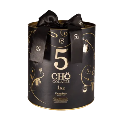 [CARTÃO ELO] Panettone Premium 5 Chocolates 1kg - Cacau Show