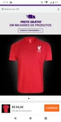 Camisa Liverpool 125 anos | R$54