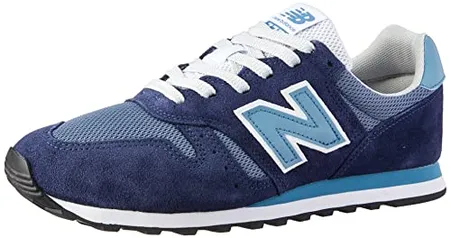 Tênis New Balance 373, Masculino, Azul/Azul Claro, 43