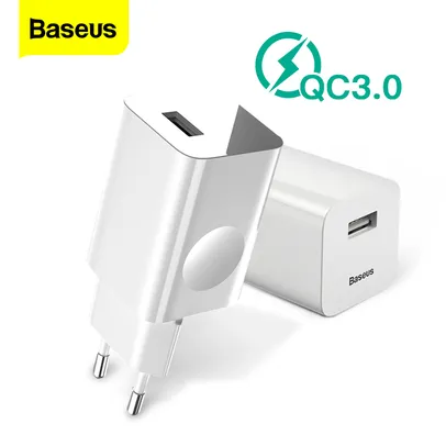 [NOVOS USUÁRIOS] Baseus 24W Quick Charge 3.0 USB Charger 