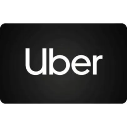 [Novos Usuários] Gift Card Digital Uber Pré-Pago de R$25 por R$15