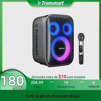 [ GpayDo Brasil/Moedas R$ 953 ] Caixa de Som Tronsmart Halo 200 Bluetooth 120W