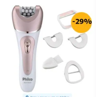 Depilador Philco Aqua Deluxe PDP01 Rosa - Bivolt | R$93