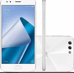 Smartphone Asus Zenfone 4 ZE554KL-6B057BR 64GB White 4G Tela 5.5" 12MP Android 7.0 - R$ 1529