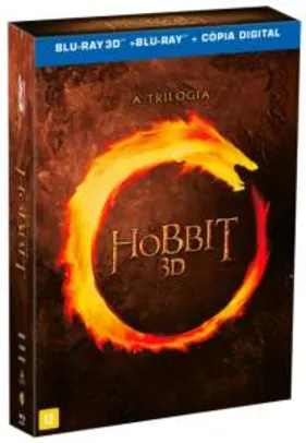 Blu-ray 3D Trilogia O Hobbit - 12 Discos