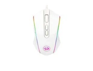 Mouse Redragon MEMEANLION CHROMA, 10000 DPI, 8 Botões, White, M710W-RGB - R$139