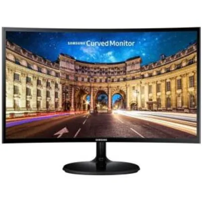 Monitor Samsung LED 24' Widescreen Curvo, Full HD FreeSync | R$690