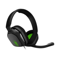 Headset Gamer Logitech Astro A10, Drivers Neodymium Magnet 40mm, P3, Para X-box, Ps4, Pc, Mac, Preto/verde - 939-001837