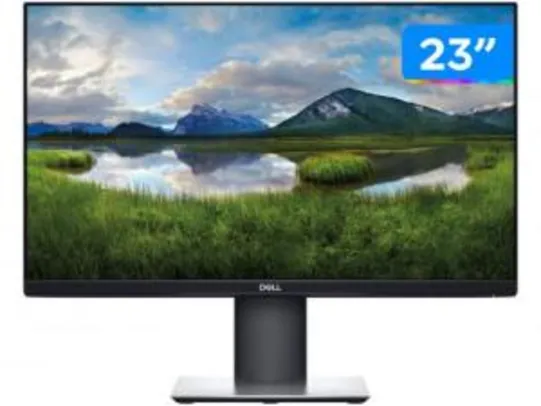 Saindo por R$ 854,05: Monitor LED 23" Dell Professional P2319H Full HD IPS | Pelando
