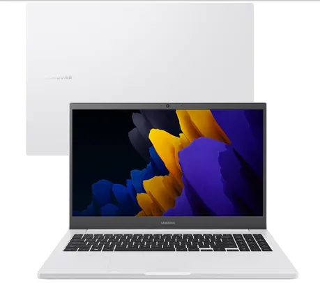 Notebook Samsung Core i3-1115G4 4GB 1TB Tela Full HD 15.6” Windows 10 Book NP550XDA-KT2BR | R$2849