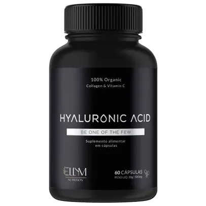 Hyaluronic Acid 60 Cápsulas Ellym Nutrition Colageno Hidrolisado Vitamina C Suplemento Anti Idade Nu