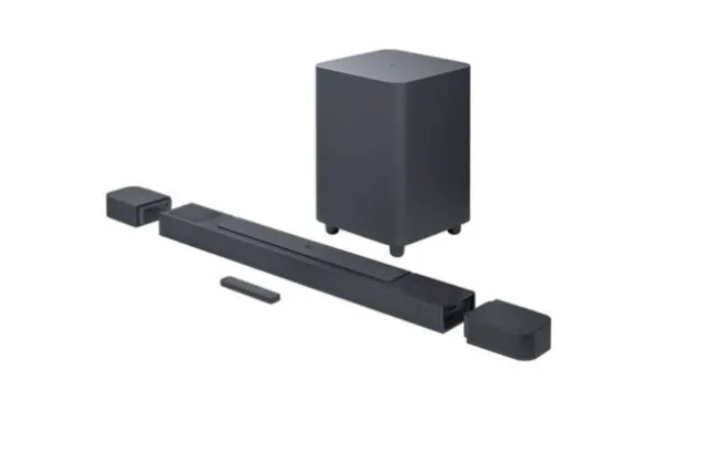 Soundbar JBL Bar 800, Bluetooth, 360W RMS, Subwoofer Sem Fio, 5.1.2 Canais -  JBLBAR800PROBLKBR