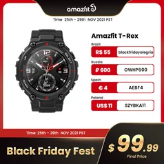 Amazfit t rex t-rex smartwatch