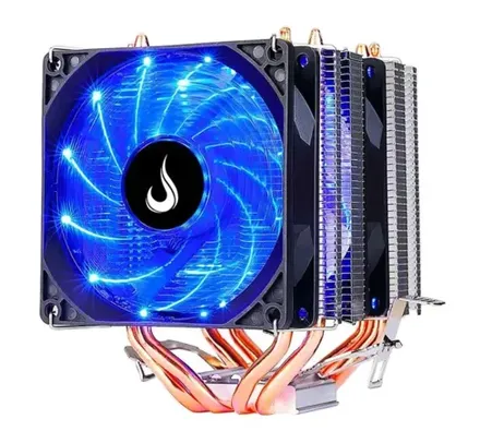 Air Cooler Rise Mode Gamer G700, LED Azul, AMD/Intel, 180mm, Preto - RM-AC-O7-FB