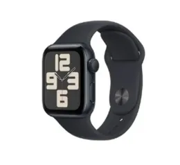 Apple Watch SE 40mm GPS Caixa Meia-Noite de Alumínio, Pulseira Esportiva Meia-Noite, Tamanho P/M, Neutro em Carbono - MR9X3BZ/A