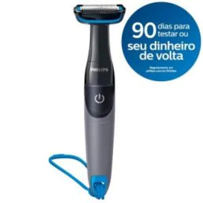 Aparador de Pelos do Corpo Philips BG1025/15 - Pente de Ajuste, 100% À Prova d'Água ,Pilha por R$ 70