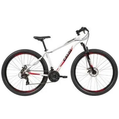 Bicicleta Caloi Vulcan Q15 Alumínio Aro 29 21V Branca | R$1099