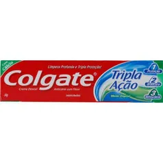 [APP] 9 UNID. Creme Dental Colgate Tripla Ação 50g | R$: 0,63