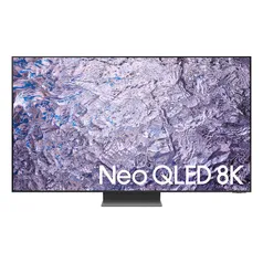 [Estudantes / MEMBERS] Samsung Smart TV 85 polegadas Neo QLED 8K QN800C 2023, Mini Led, Painel 120hz, Processador com IA