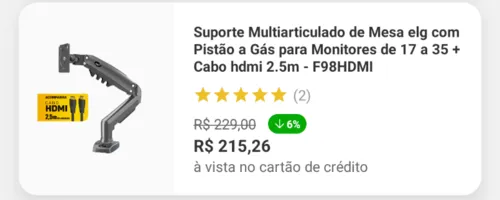 Imagen na descrição da promoção