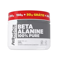 Beta Alanina 100% Pure 200 g (150g + 50g GRATIS), Atlhetica Nutrition (Suplemento)